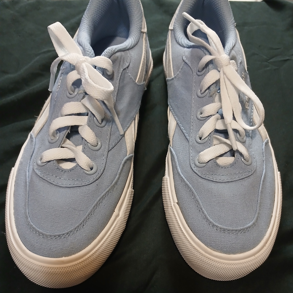 NWOT Reebok Classic Light Blue/White Canvas Sneakers- Women Sz 6
